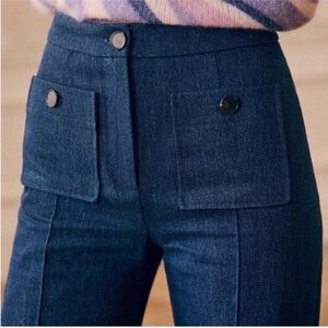Sezane Indigo Dan Trousers
